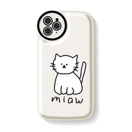Good case airbagcase For IPhone 14 Pro Max IPhone Case Thickened TPU Soft Case Clear Case Airbag Shock Resistant Cartoon Cute cat kitty  for iPhone 11 12 13 14 Pro Max 15 Pro Max iPhone XR 7 8 Plus X XS Max SE 2020(without holder)