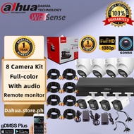 Dahua 5MP+Full-color Package CCTV Package Full-color With audio 2/4/8CH CCTV Package Kit 4channel CC