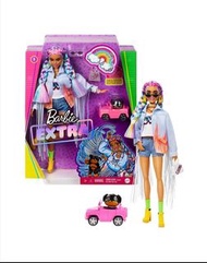 Barbie Extra Doll #5 in Long-Fringe Denim Jacket Doll Set