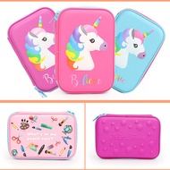 Smiggle Australia Eva Unicorn 3D cartoon stationery Box multifunction pencil bag Large capacity chil