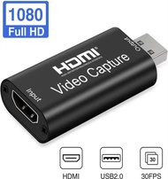 Video Capture Card การ์ดจับภาพวิดีโอเสียง 4K HDMI เป็น USB 2.0 FR PS4 เกม DVD Game/Video Live Hdmi C