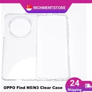 【✅SG✅】For OPPO Find N5 Hard Transparent Phone Case For OPPO Find N5 find n5 oppo Find N3 Lens Protec