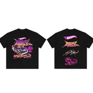 DBTK pink racing print T-shirt summer fashion all-match unisex