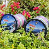 PE Fishing Line X12 X16 Professional Sea Fishing Line 500m Tuna Kerapu Five Colors Japanese Braided 