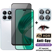 2in1 Privacy Tempered Glass For Honor X7d X6C X8C X8b X7b X 7B X 8B HonorX7b HonorX7d 4G 5G 9H Full 