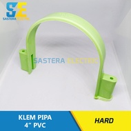 HIJAU 4" inch Hard PVC Pipe Clamp 4" Green PVC Clamp/ 4" Pipe Clamp/ 4" PVC Pipe Clamp/ 4" Pipe Clam