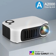 AUN A2000 Portable Projector LED Home Theater Projector Mini Cinema Smart TV Beamer Support 1080P Fu
