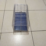 bird carrier 5 x 51/2 x 10 inches with poop tray