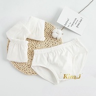 Plain White Kids Boys Brief Underwear Cotton 1-10yrs Kids Underwear Boy
