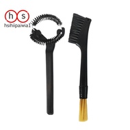 Coffee Tool Cleaning Brush Set Double-Headed Curved Coffee Brush Long-Handled Brewer Cleaning Set Co
