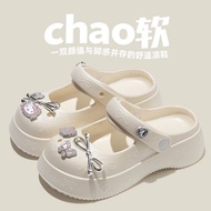 Mary Jane Shoes Women's Hole Shoes Women's eva Baotou Slippers Sandals Slippers Women's Young Mary J