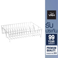 VRH ตะแกรงวางจานแบบตั้งพื้น ขนาด 300x400x100 มม.HW106-W106B