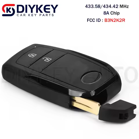 DIYKEY FCC ID: B3N2K2R 433.58/434.42 8A Chip For Toyota Land Cruiser 2022 2023 Smart Key Fob PN: 899