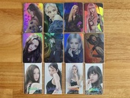 BLACKPINK官方小卡JISOO JENNIE ROSÉ LISA