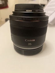 Canon lens RF 35mm F 1.8 macro is stm 