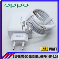 Charger Casan OPPO Reno 2 2F 3 4 5 5F 6 7 SE 7Z 8 8Z 8T 10 11 Pro 5G Super Vooc 65W 65 Watt TYPE C