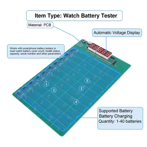 Watch Battery Diagnostic and Charging Board for Samsung Watch S1 S3 S4 S5 S6 S7 S8 S9 S10 Ultra1 Ult