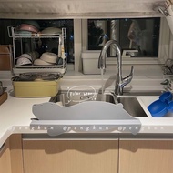 Kitchen Sink Baffle Splash-Proof Water-Proof Polar Bear Silicone Water Blocker Water Blocker with Su