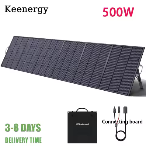 500W 24V Portable Solar Panel For Power Station Generator 500 Watt Foldable Solar Panel Charger IP67