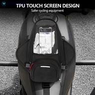 NANASALONNN Universal Motorcycle Tank Bag with Touchscreen Phone Pouch Navigation Waterproof Fuel Ta