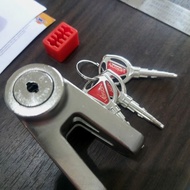 Gembok Cakram Veison DX7 Kunci Disc Veison DX7 Disc Lock Gembok Motor Anti Maling