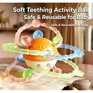 Baby Hold Grinding in Manhattan Baby Toy Silicone Chewable Teether Baby 3 to 6 Months Old