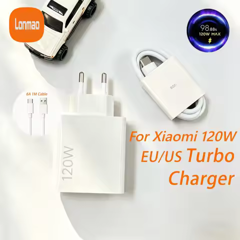 120W For XIAOMI EU/US Mi 17 14 Pro 15 Fast Charging Adapter Turbo Charger Poco F8 F7 Ultra X7 13T 12