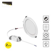 Jig & Kit - 【清倉特價】LED嵌入式超薄筒燈丨燈膽丨3W-6000K*2pcs（5128）