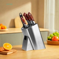 WMES1 Knives Holder, Stainless Steel Anti-slip Knives Storage Rack, Durable Floor-Standing Space-Sav