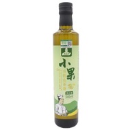 小果有機山茶油500毫升 80%油酸 涼拌 調味 蒸煮 熱炒 煎 炸 高煙點 醇正清香 低溫物理冷榨 非精煉 茶籽油 苦茶油 源自湖南攸縣 有機認證