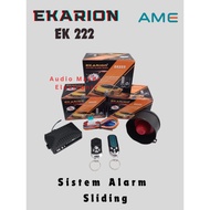 Ekarion EK 222 Sliding Car Alarm Remote Alarm - Universal Car Alarm System