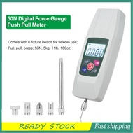 Digital Force Gauge Push Pull 50N5kg11lb180oz and Tester Meter Mini Dynamometer with 4 Measurement U