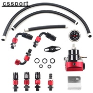 Universal Adjustable FPR AN6 Fitting EFI Fuel Pressure Regulator For 7MGTE MKIII with Hose Line Fitt