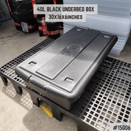 40L Multipurpose Heavy-Duty Underbed Storage Box / Cat Litter Box / Utility Organizer – 76 x 41 x 15