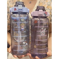 Ready Stock 2000ml Water Bottle Large Capacity Portable Water Bottle