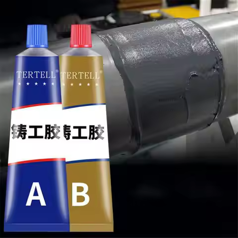 New TERTELL A+B Glue Casting Adhesive Industrial Repair Agent Casting Metal Cast Iron Trachoma Stoma
