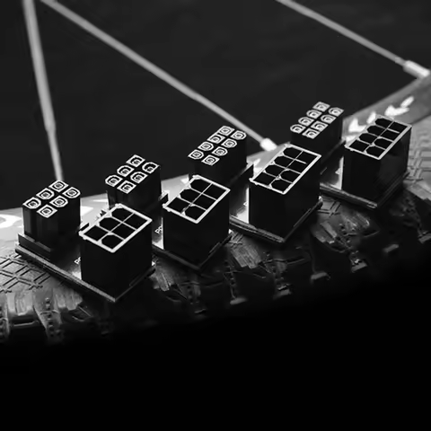 ATX 6 Pin 8 Pin Female to Male 180 Degree Angled Graphics Card Power Adapter PCI-E 6Pin 8Pin 180 Deg