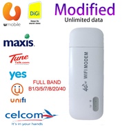 MOD 150Mbps 4G LTE USB Modem Adapter Wireless USB Network Card Universal Wireless Modem White 4g WiFi router(can use unifi sim)