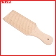 ZILUO 3PCS Gnocchi Board, Ridged Surface Beech Wood  Making Tool,  Easy Clean Paddle Shape Gnocchi M