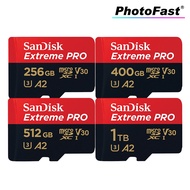 SanDisk Extreme Pro MicroSD Card 4K U3 V30 100MB/s 256GB 400GB 512GB 1TB QXCD QXCZ