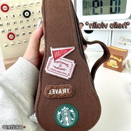 ʚɞ-ʚɞ Violin Pencil Box College Style High-End Stationery Storage