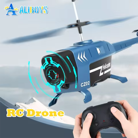 Remote ControL Helicopter with Obstacle Avoidance Function Drop-resistant Induction Suspension Aircr