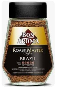 บอน อโรม่า โรสต์ มาสเตอร์ BON AROMA  Roast Master Coffee Brazil / Columbia / Papua New Guinea 100g.