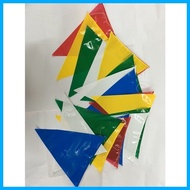 ∜ ✦ ➨ MAKAPAL** Local made** 10 Meters Assorted Color Fiesta Flag Banderitas / Fiesta Banderitas