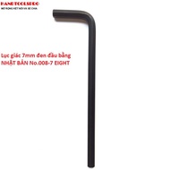 7mm JAPANESE flat head black hexagon No.008-7 EIGHT