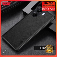 Poco C65 Canvas Cross Pattern Casing