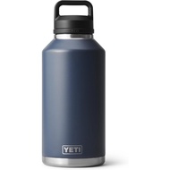 YETI Rambler 64 oz Bottle, Vacuum Insulated, Leakproof, Stainless Steel with Chug Cap, Navy