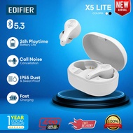 X5 Edifier Lite TWS - True Wireless In-Ear Earphone Usb Type C / Ip55 Dust & Splash Proof InEar