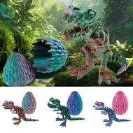 3D Printed Dragon and Dragon Egg Set Realistic 3D Dragon Toy Exquisite 3D Printed Dragon Ornament Cr