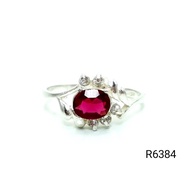 SERA 💯【Authentic】925 Genuine Silver Ladies Ring Ruby R6384